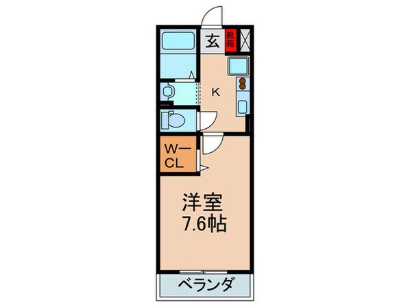 エバ－ミリオンⅡの物件間取画像